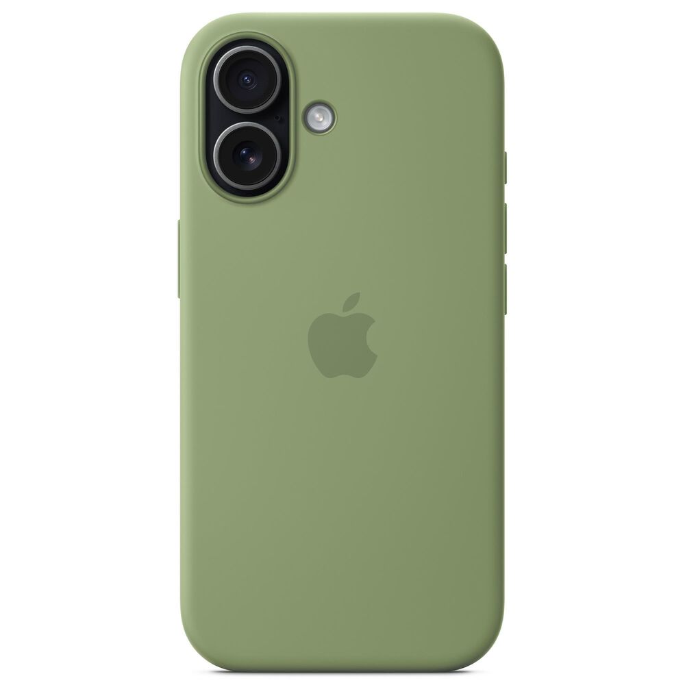 Apple Silicone Case with MagSafe for iPhone 17 in Light Moss, , large