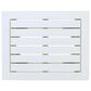 Hearth and Haven Selma Outdoor End Table with Slatted Top and Curved Legs in White, , large