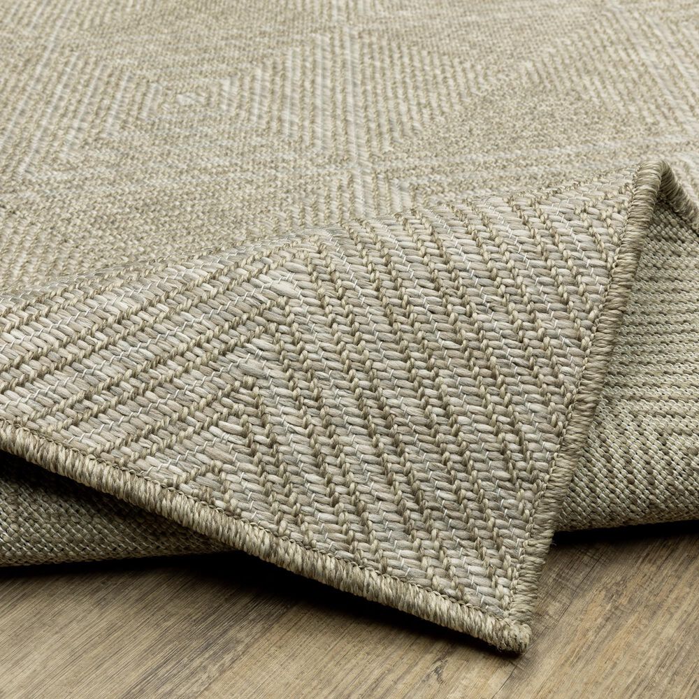 Oriental Weavers Tortuga TR05A 1&#39;10&quot; x 7&#39;6&quot; Beige Runner, , large