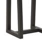 Steve Silver Jennings Live Edge Stool in Distressed Cherry and Ebony, , large