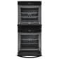 Whirlpool 24" Double Electric Wall Oven with Convection in Black, , large