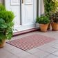 Dalyn Rug Company Hinton 1"8" x 2"6" Red Indoor/Outdoor Area Rug, , large