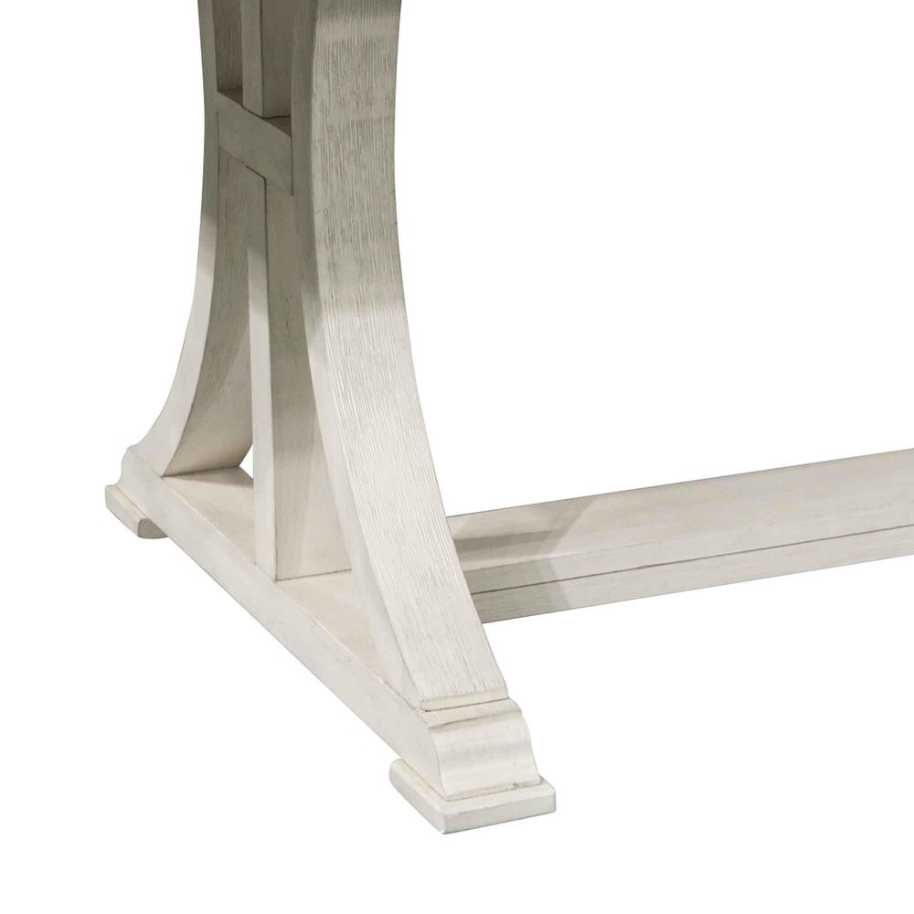 Ashley Trestle Dining Table and Chairs in Antique White and Brown, , large