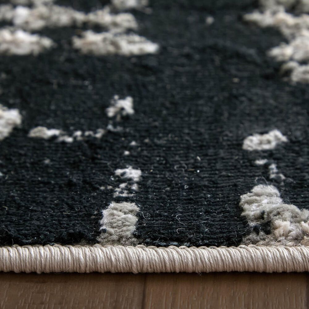 Feizy Micah 3&#39;11&quot; x 6&quot; Black Area Rug, , large