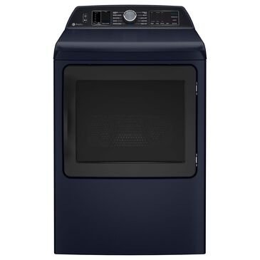 GE Profile 7.3 Cu. Ft. Smart Front Load Electric Dryer with Steam and Washer Link in Sapphire Blue, , large