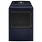 GE Profile 7.3 Cu. Ft. Smart Front Load Electric Dryer with Steam and Washer Link in Sapphire Blue, , large