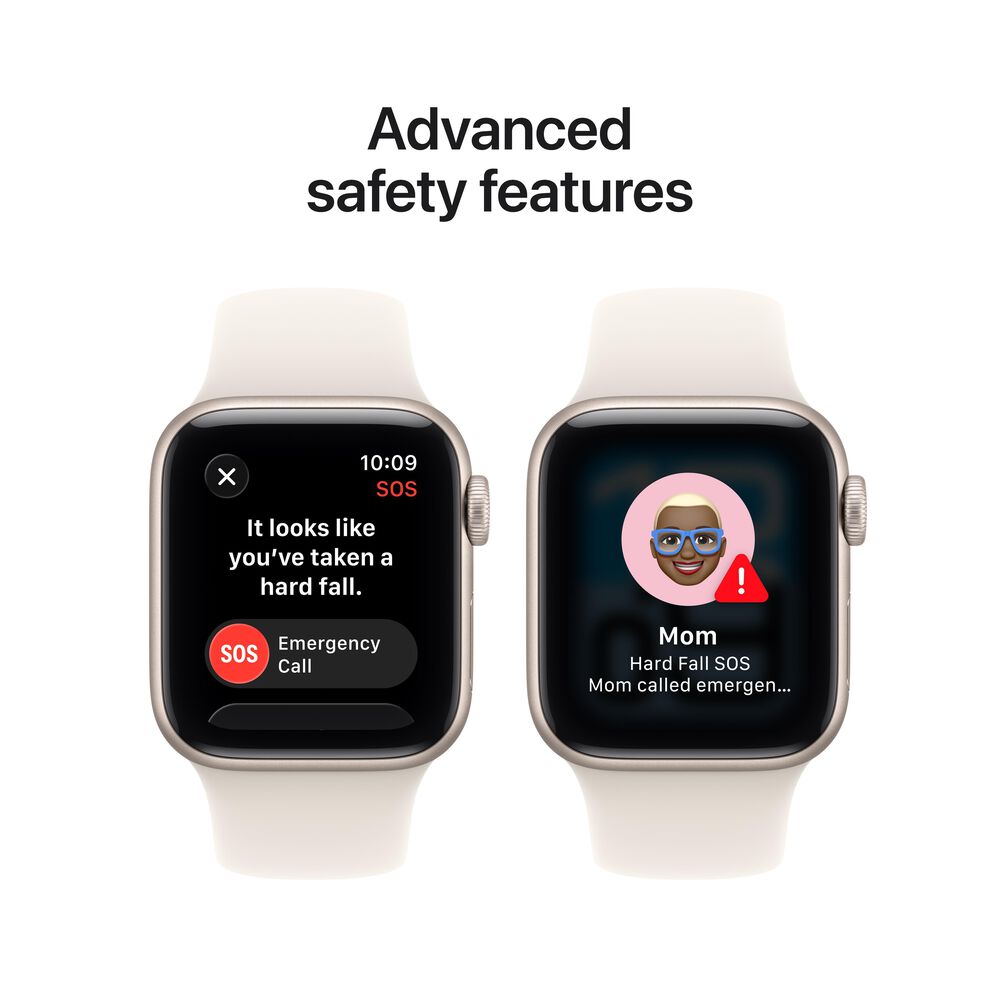 Apple Watch SE 3 &#40;GPS&#41; 40mm Starlight Aluminum Case with Starlight Sport Band - M/L - Starlight - &#40;2025&#41;&#40;Pre-Order&#41;, , large
