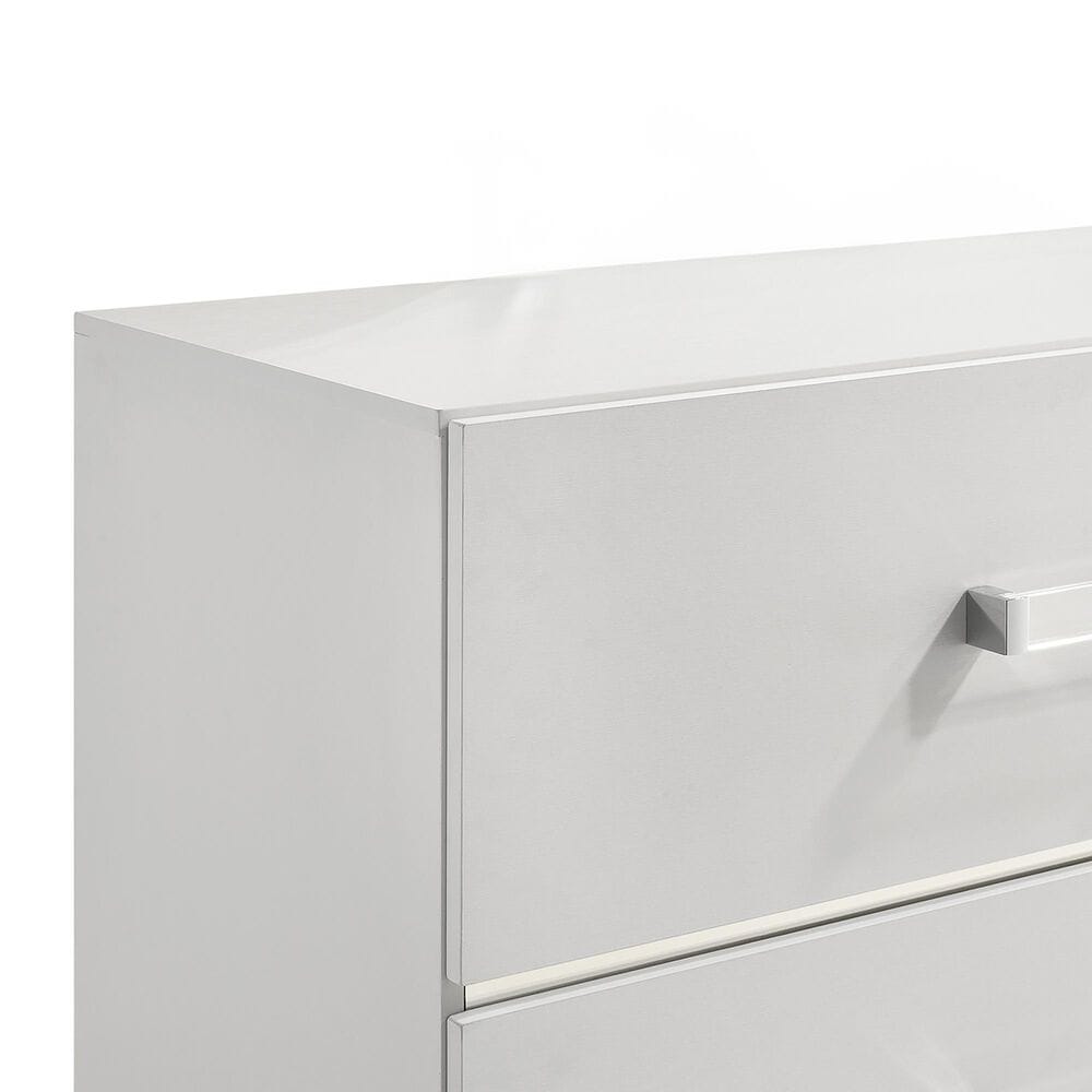 New Heritage Europa 6-Drawer Dresser in White, , large