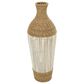 Maple and Jade 32.2" Handmade Decorative Vase in White, Natural Brown and Cream, , large