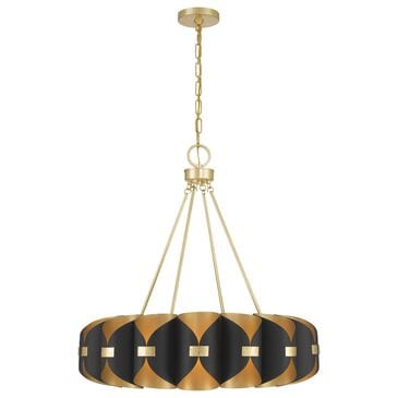 Savoy House Pelham 16-Light Chandelier in Black Cashmere and True Gold, , large