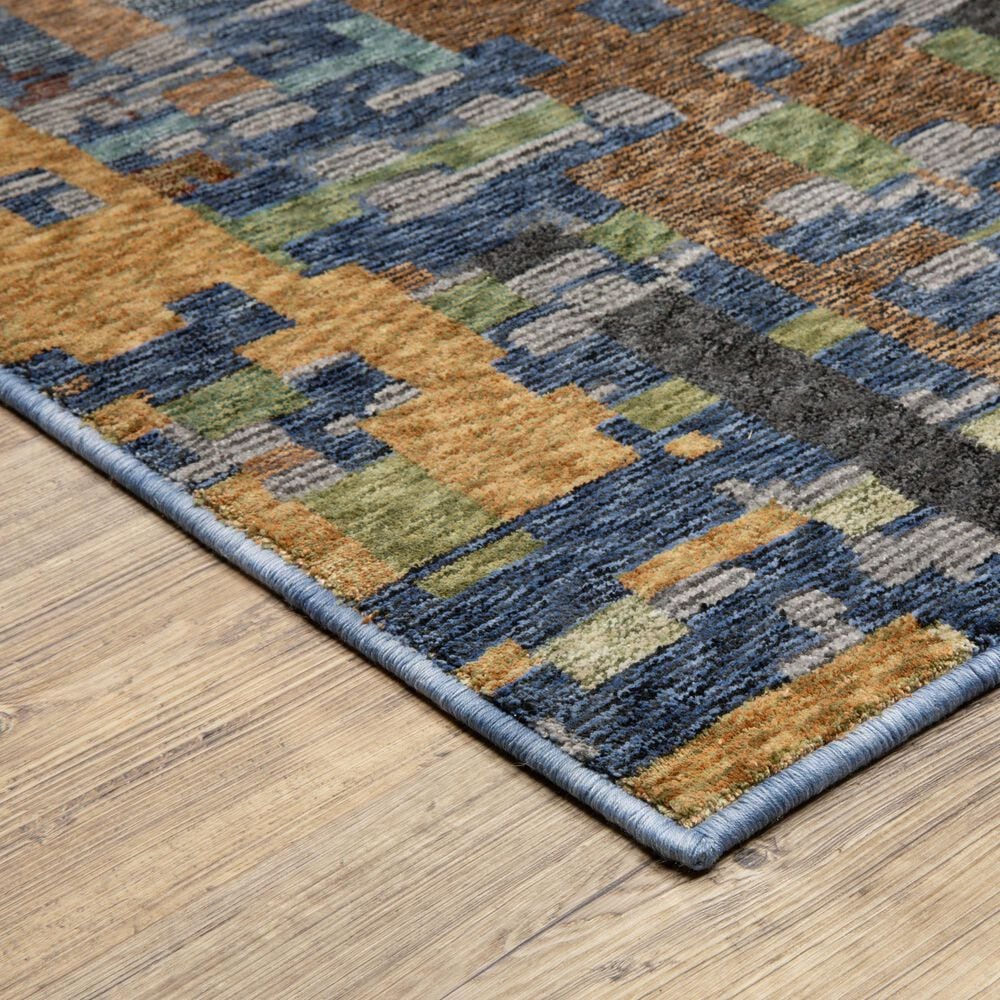 Oriental Weavers Tisdell Blue and Multicolor 5&#39;3&quot; x 7&#39;6&quot; Area Rug, , large