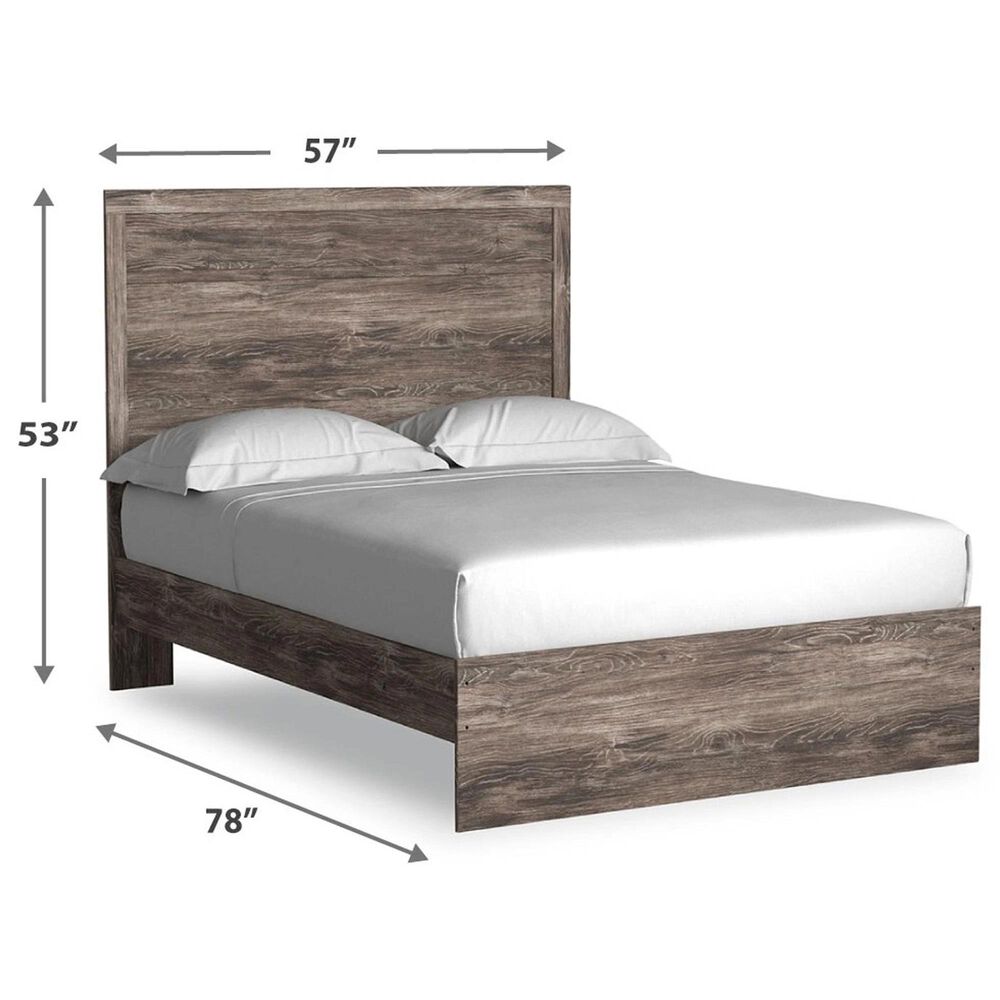 Ashley Ralinksi Full Panel Bed in Gray, , large