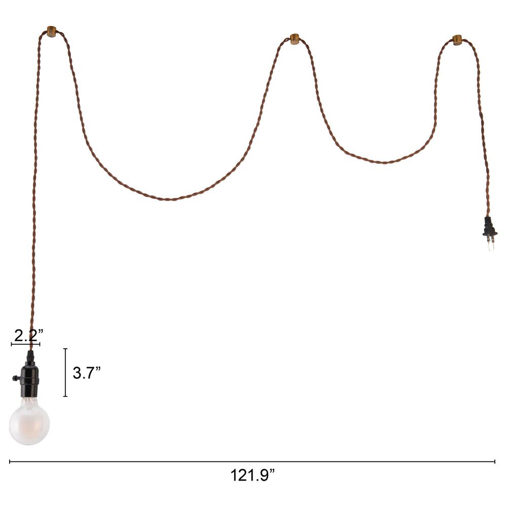Zuo Modern Molly Ceiling Lamp in Brass, , large