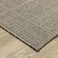Oriental Weavers Caicos CA04B 6"7" x 9"2" Grey Area Rug, , large