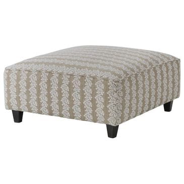 Xenia Whisper Fog Ottoman in Wallflower Wheat, , large