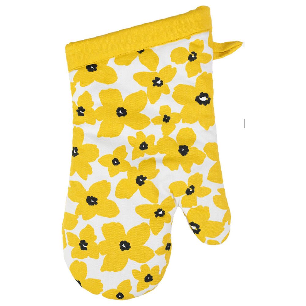 Mukitchen Designer Oven Mitt in Buttercup Floral, , large