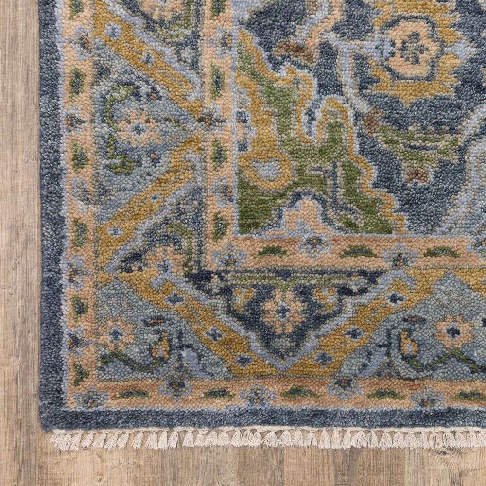 Oriental Weavers Majorca Blue and Green 2&#39;6&quot; x 10&#39; Runner, , large