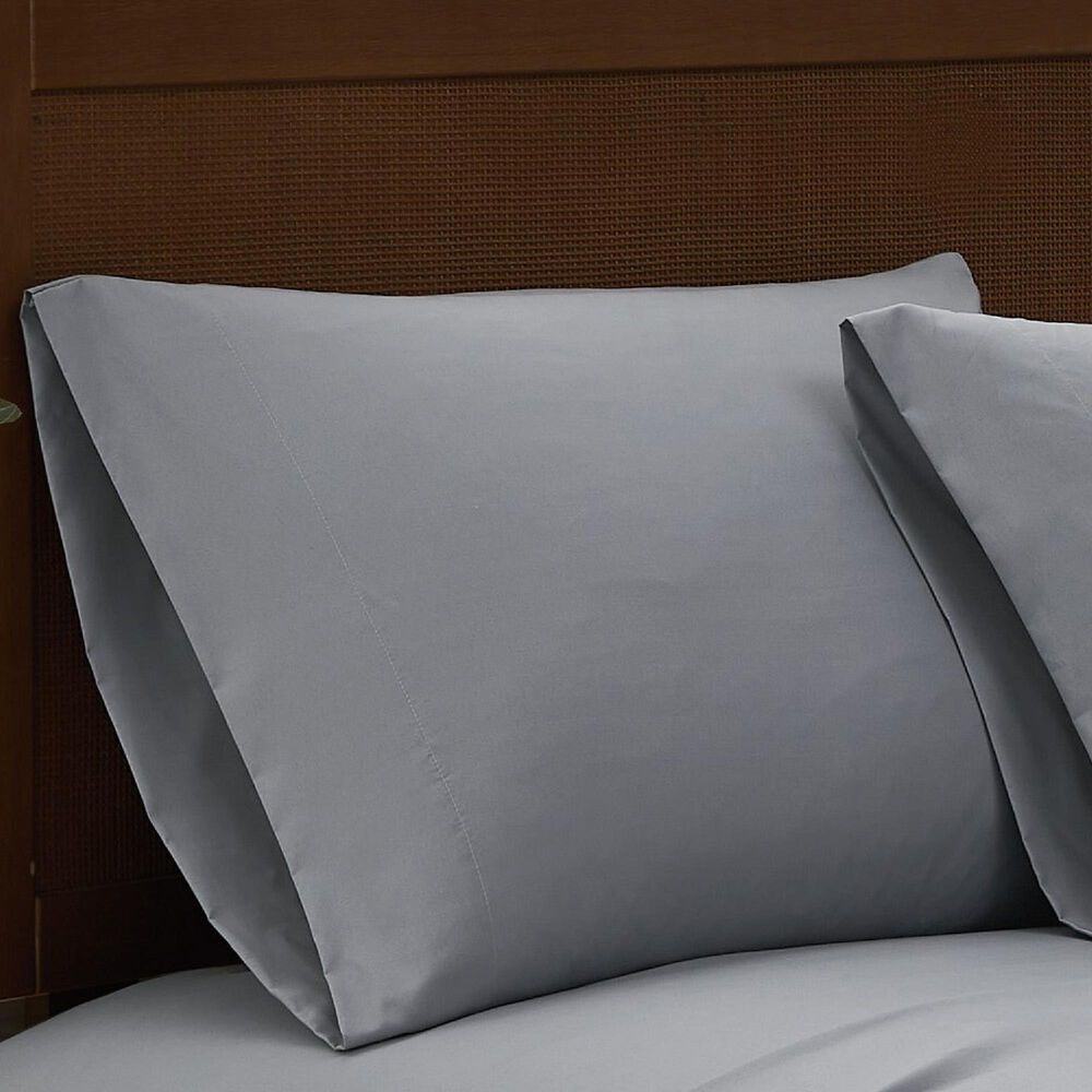 Pem America London Fog Garment Wash 3-Piece Twin Sheet Set in Grey, , large