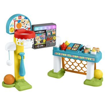 Fisher-Price Laugh and Learn 4-in-1 Game Experience Play Center, , large