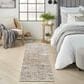 Nourison Sustainable Trends 2"2" x 7"6" Ivory and Mocha Runner, , large