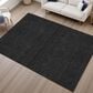 Dalyn Rug Company Soft Essentials Solid Black 8" x 10" Area Rug, , large