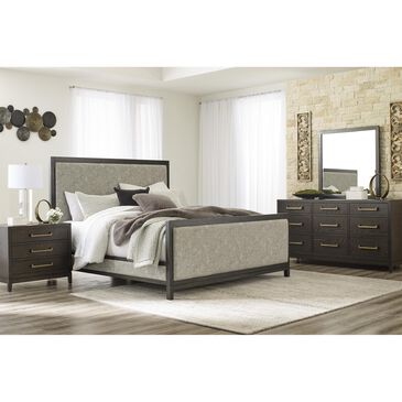 Millennium Burkhaus Queen Panel Bed in Brown Oak, , large