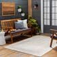 Surya Azalea 10" x 14" Taupe, Medium Gray, Dark Brown and Cream Area Rug, , large