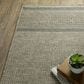 Oriental Weavers Tortuga TR07A 1"10" x 7"6" Beige and Black Runner, , large