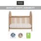 Oxford Baby Everlee 3-In-1 Convertible Crib in Honey, , large