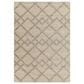 Surya Gavic 9" x 12" Medium Gray, Ivory and Light Beige Area Rug, , large