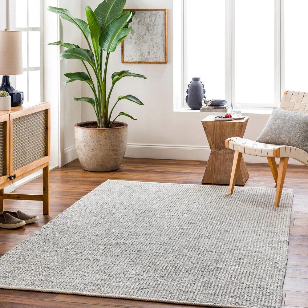 Surya Rebecca RBC-2304 8&#39; x 10&#39; Off-White, Light Slate Area Rug, , large