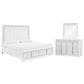 Millenium Chalanna 3-Piece King Bedroom Set in White Lacquer, , large