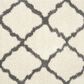 Safavieh Dallas Shag SGD257H-10 10" x 14" Ivory/Dark Grey Area Rug, , large