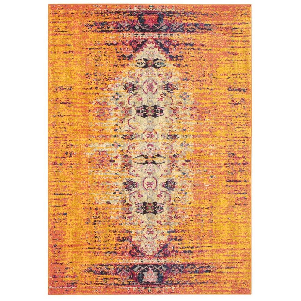 Safavieh Monaco MNC209H-3 3&#39; x 5&#39; Orange/Multi Area Rug, , large