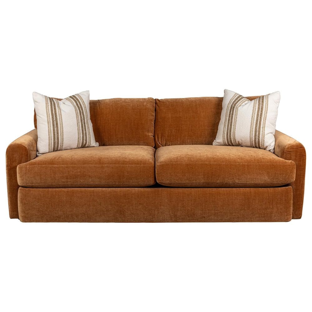 Jonathan Louis Lincoln Stationary Sofa in Andrew Cognac, , large