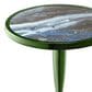 Furniture of America Gleam Round End Table in Polished Green, , large