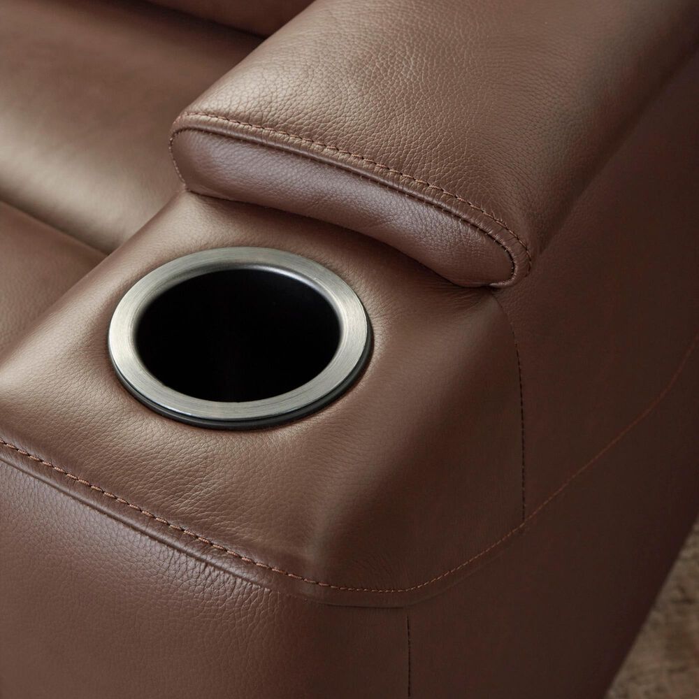Simeon Collection Nexus Power Zero-Gravity Recliner in Autumn Umber, , large