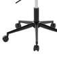 Lumisource Margarite Task Chair with Espresso Faux Leather Cushion in Black, , large