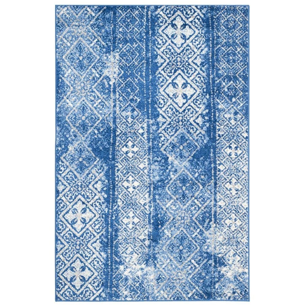 Safavieh Adirondack ADR111F-4 4" x 6" Silver/Blue Area Rug, , large