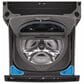 LG 5 Cu. Ft. Smart Front Load Washer with Pedestal in Black Steel, , large