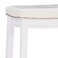 Linon Home Decor Claridge Counter Stool in White, , large