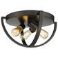Golden Lighting Colson 15" Flush Mount in Etruscan Bronze, , large