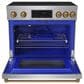 Thor Kitchen Gordon Ramsay 6.0 Cu. Ft. Professional Induction Range with Bronze Color Kit Assembly in Stainless Steel, , large