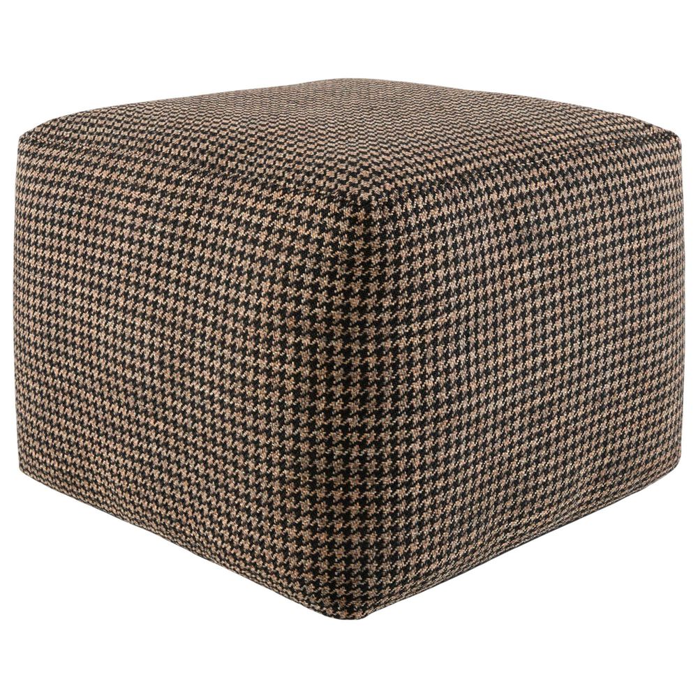 Surya Island Vibe Pouf in Black and Brown, , large