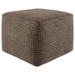 Surya Island Vibe Pouf in Black and Brown, , large