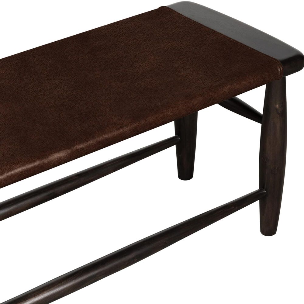 Urban Home Koko Upholstered Bench in Minx, , large