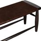 Urban Home Koko Upholstered Bench in Minx, , large