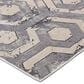 Feizy Micah 3046F 3"11" x 6" Beige and Gray Runner, , large