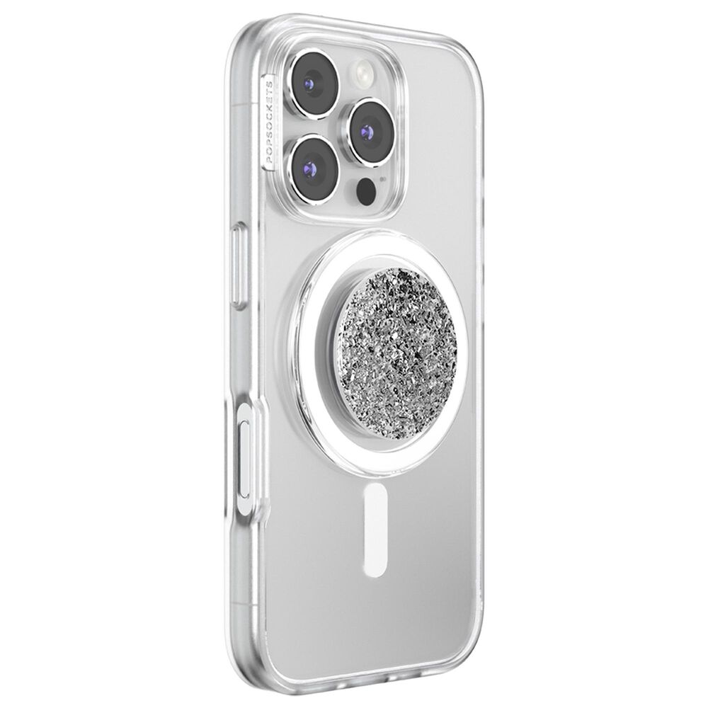 PopSockets MagSafe Circle PopGrip in Confetti Foil Silver, , large