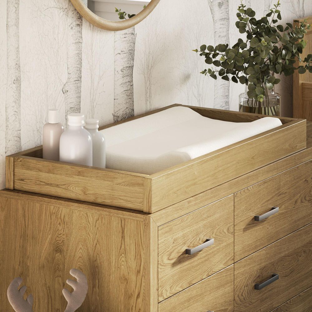 Eastern Shore Newport Changing Tray in Natural Oak, , large